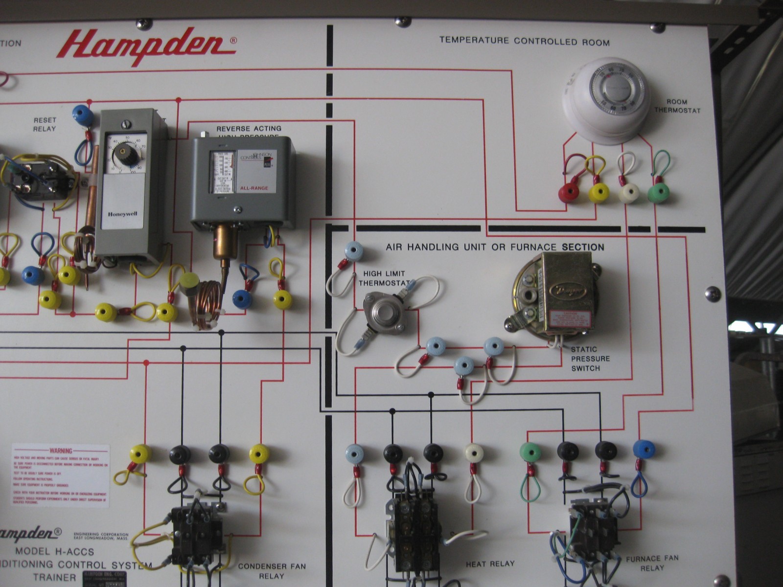 Hampden Model H-ACCS-1A Air Conditioning Control System Trainer