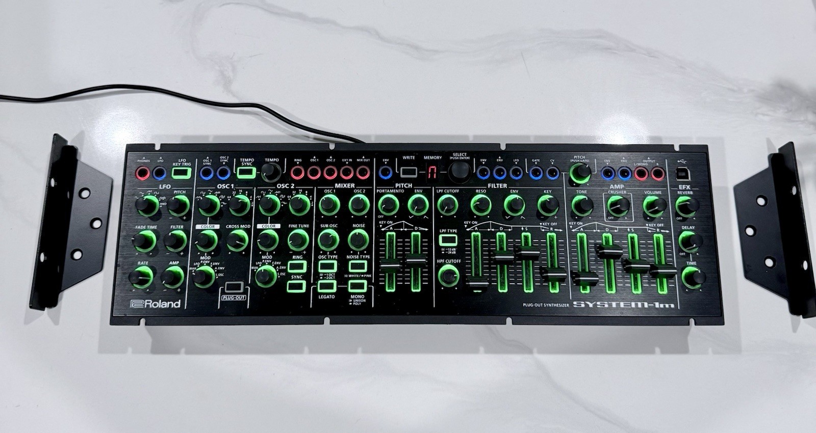 Roland SYSTEM-1m Plug-Out Semi Modular Synthesizer w/ Rack Ears