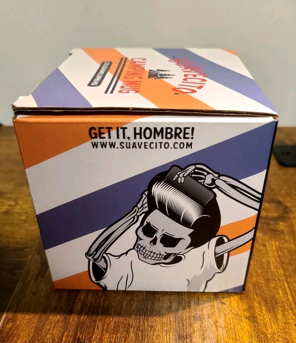 SUAVECITO ENAMEL CAMPING COFFEE MUG