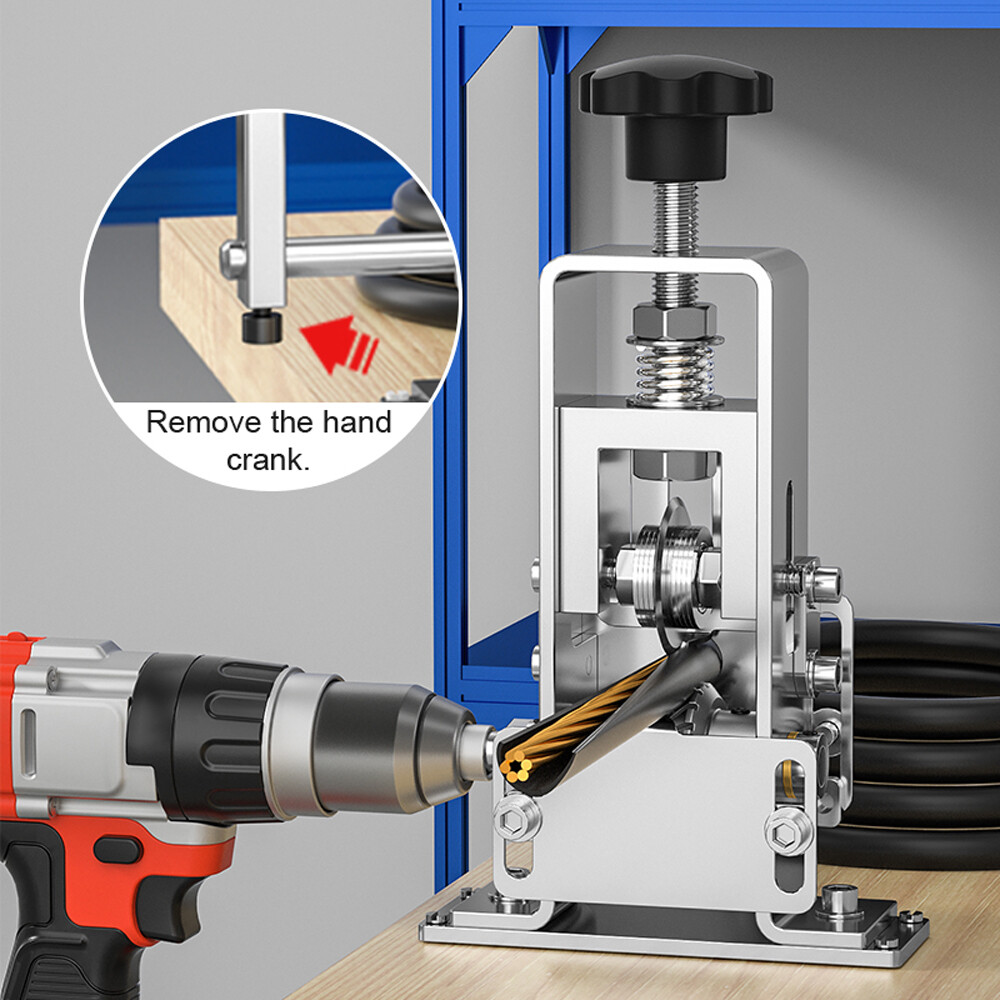 Electric Wire Stripping Machine Scrap Copper Cutter Cable Peeler Stripper 1-25mm