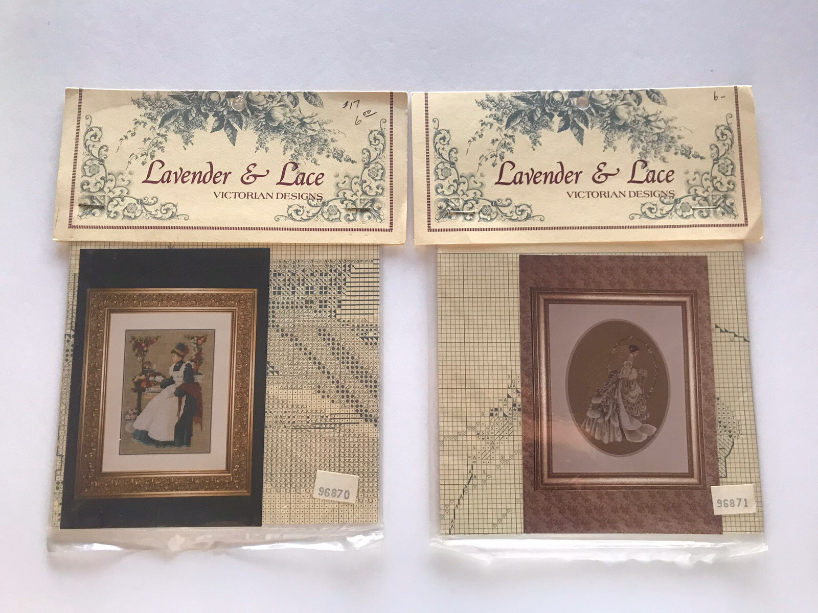 LAVENDER & LACE Victorian Design~County Fair~The Bride~Cross Stitch Patterns