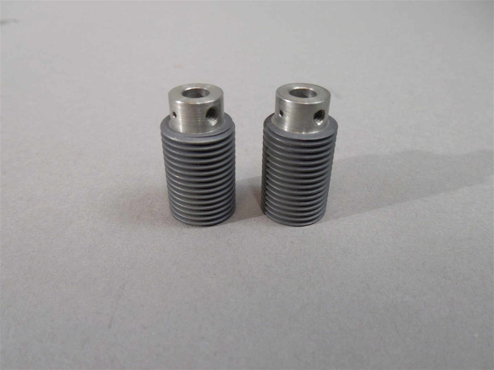 Lot of 2 Marples Gears 11737923 Steel Worm Gears 15-Teeth Bore Dia: 0.187 - NEW