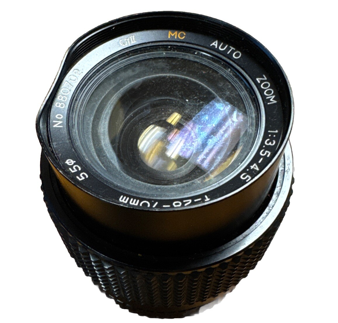 QT II MC Auto Zoom f:28- 70mm 1:3.5-4.5  Camera Lens UNTESTED