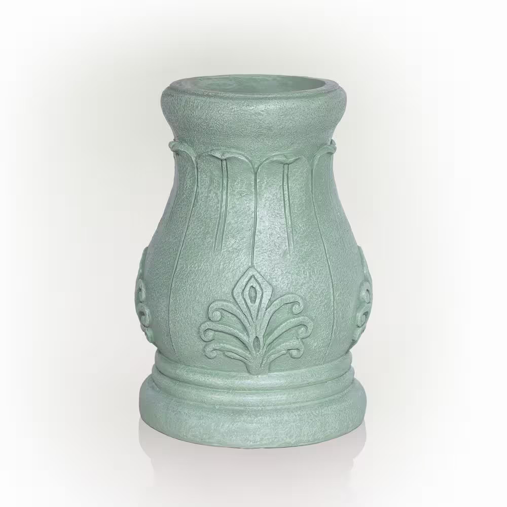 Gazing Globe Display Stand 12 in Indoor Outdoor Roman Column Durable Polystone