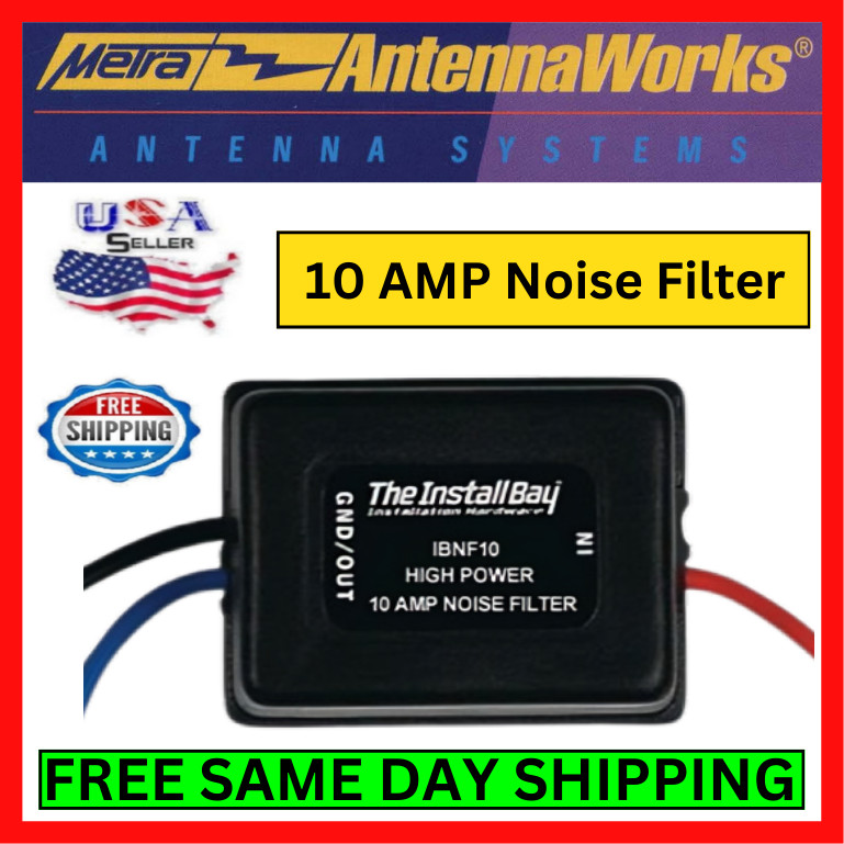 Metra Install Bay IBNF10 10 AMP Noise Filter For Vehicle Car Truck SUV Audio Kit