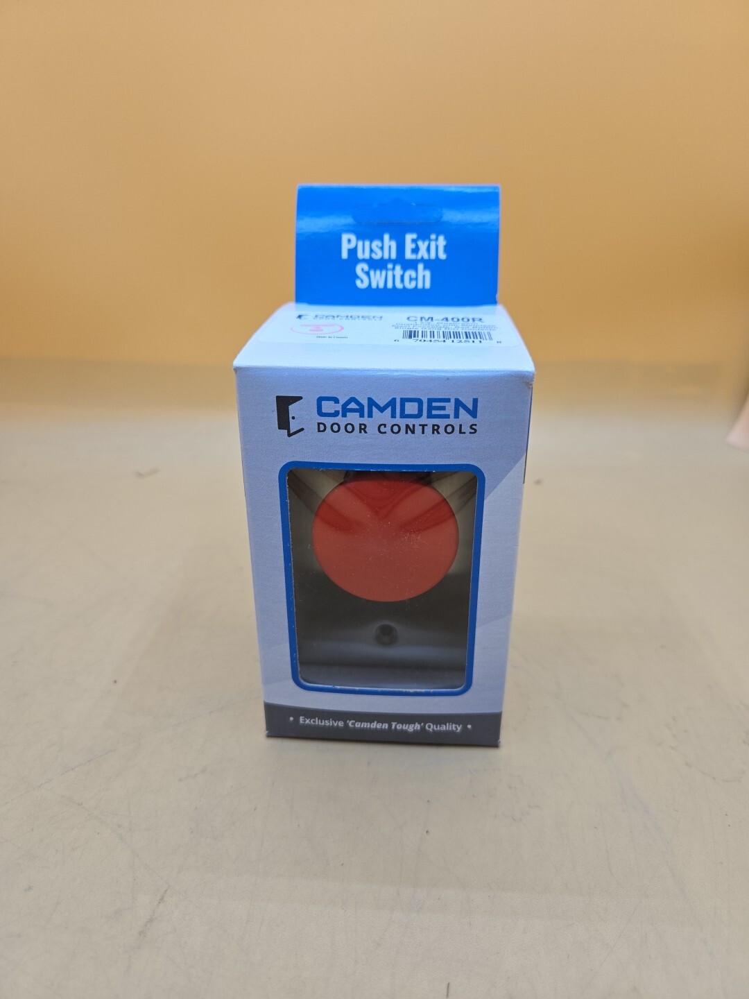 Camden Door Controls CM-400R Red Mushroom 1 5/8" N/O Contacts New
