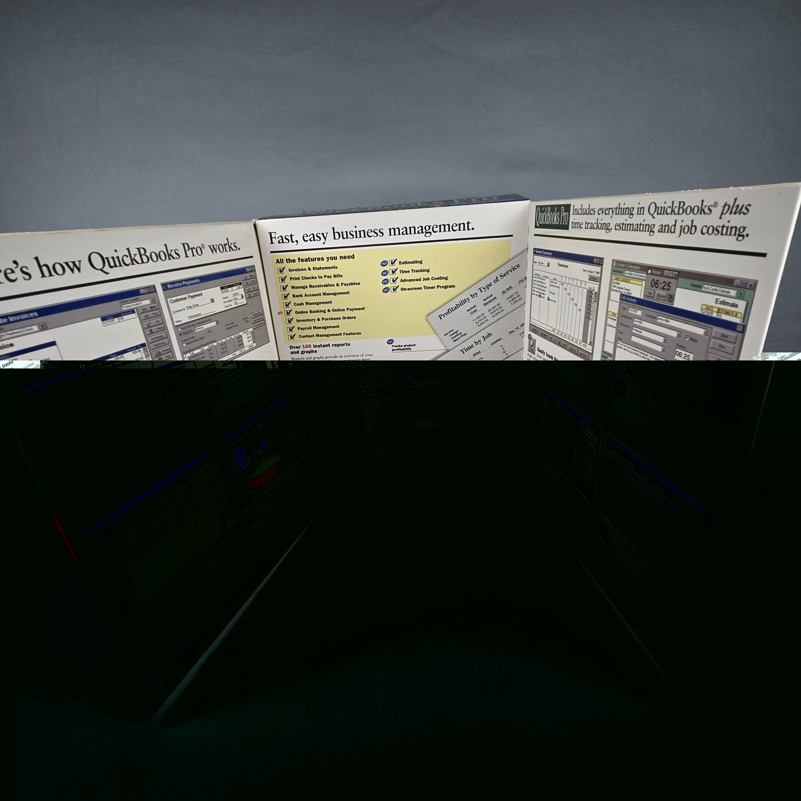 Vintage QuickenQuickbooks Version 5.0 on windows 95 windows 3.1, 3.5” Diskettes