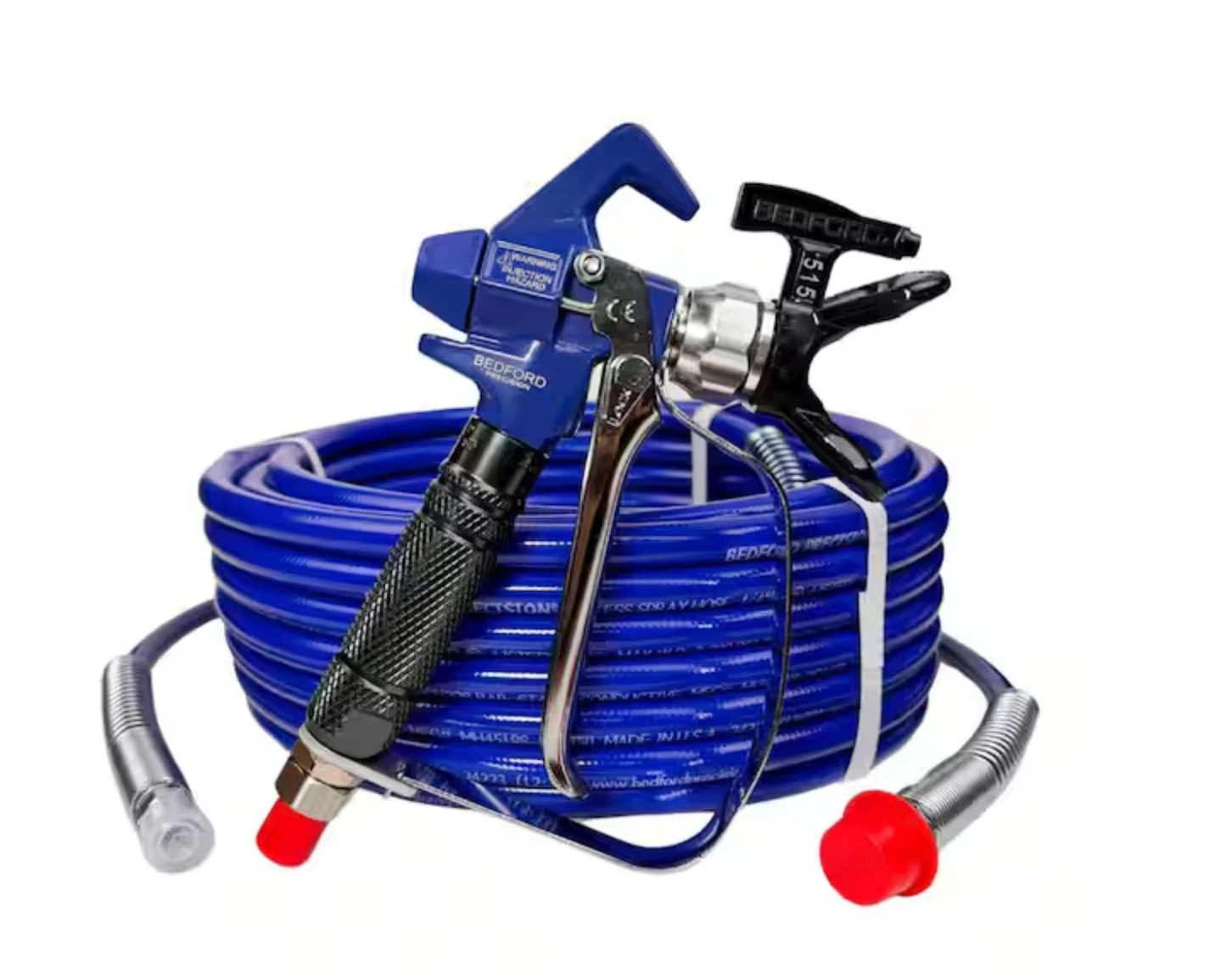 Bedford BP3600 Airless Paint Sprayer Gun Kit W/ Gun Tip Hose Whip Guard & Filter