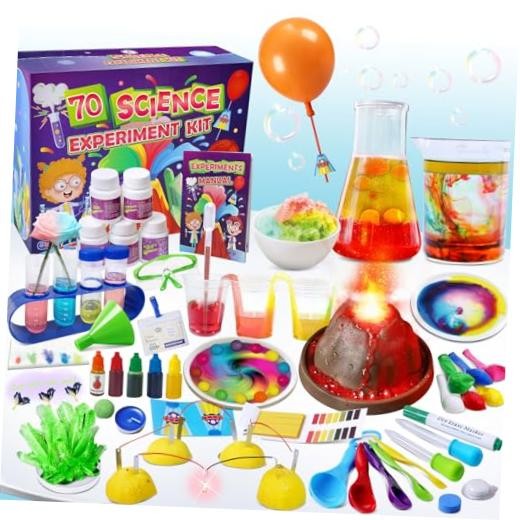 70 Lab Experiments Science Kits for Kids Science kit with 70 experiments