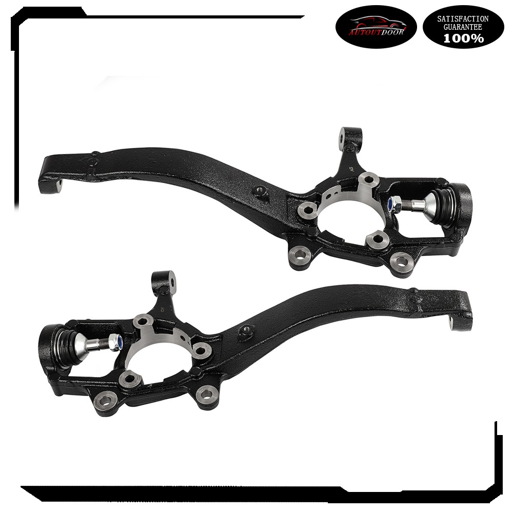2Pc Front Steering Knuckle Spindle For Dodge Durango Jeep Grand Cherokee 2011-15