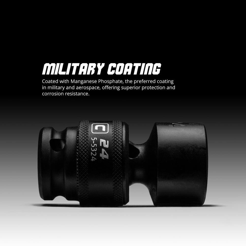 1/2 In. Drive 21 Mm Universal Impact Socket