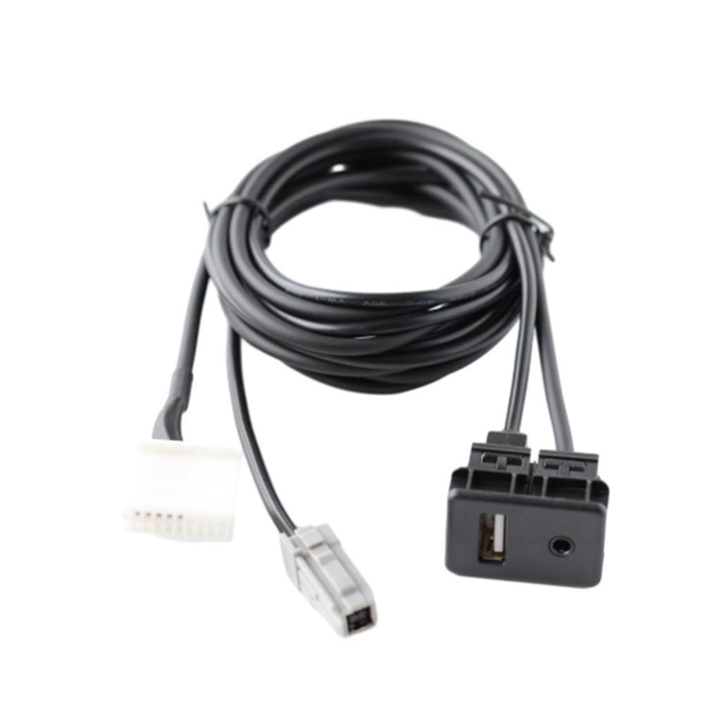 Reliable Car Radio Wire Harness Panel Cable for Toyota AUX USB Audio Connector
