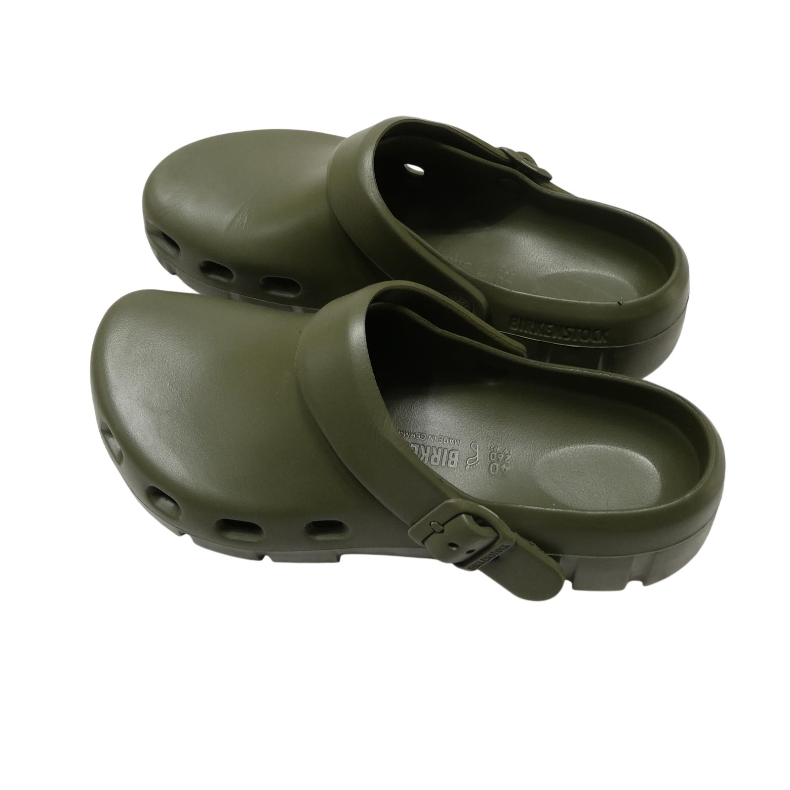 Birkenstock Sandals Mens Size 7 Green EVA Clog Slip On Adjustable Birki Flow