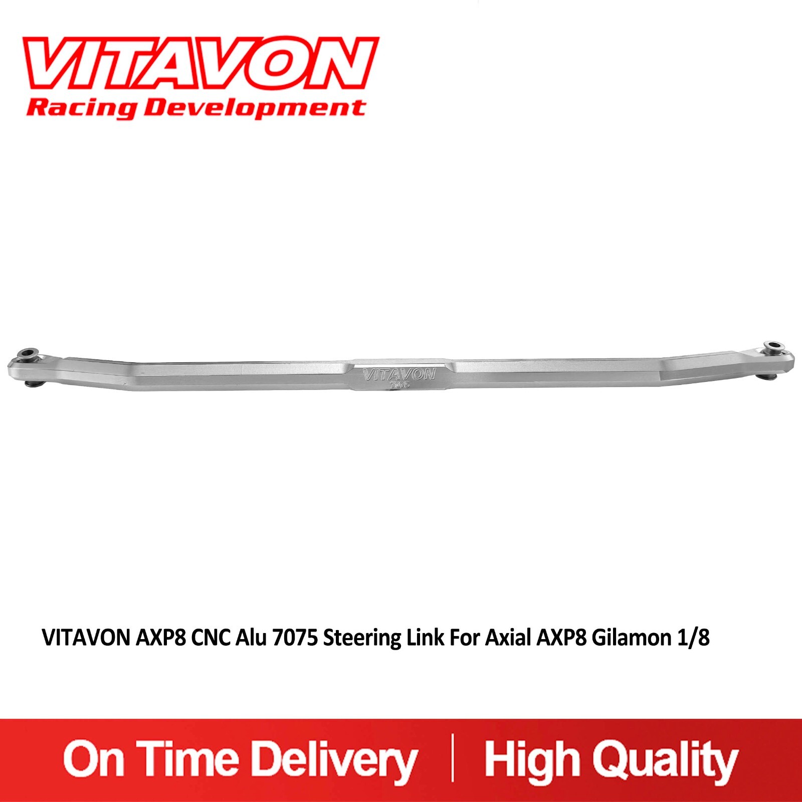 Vitavon AXP8 CNC Alu 7075 Steering Link For Axial AXP8 Gilamon 1/8