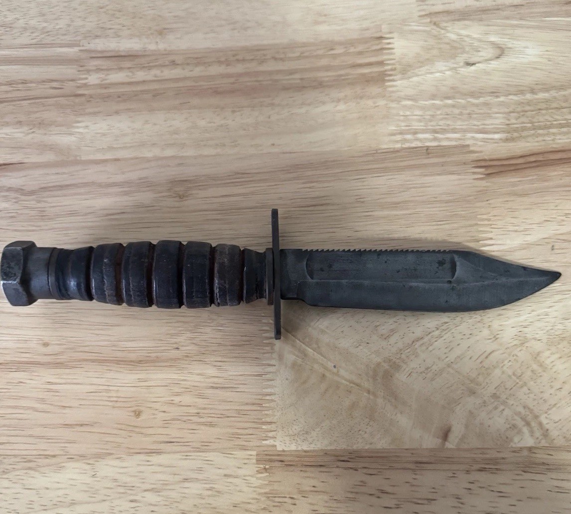 Vtg Ontario 1-86 Pilots Survival Knife No Sheath