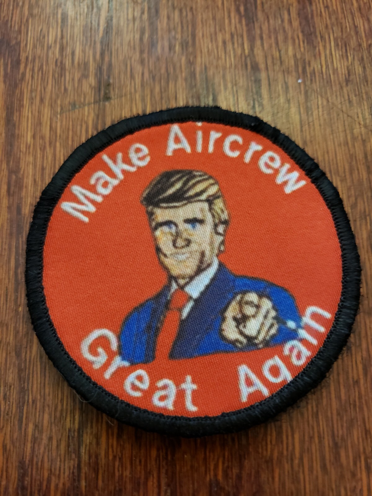Make Aircrew Great Again Morale Patch Tactical Military USA Hook Army Trump