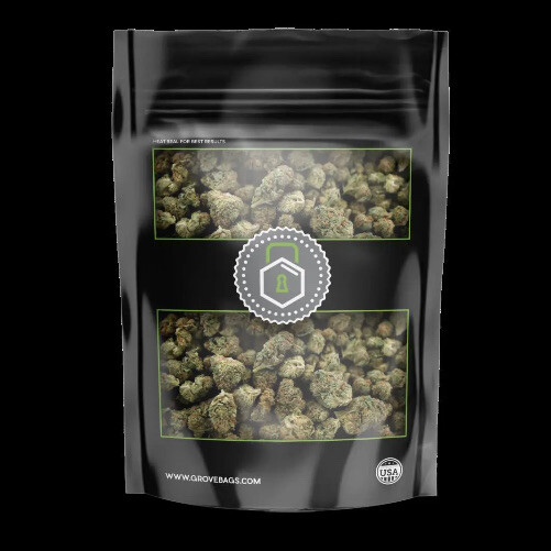 (4) NEW 2022 Grove Bag - TerpLoc 1/4 Pound Bag - 4 Oz. - 1/4lb (4 bags) w/window