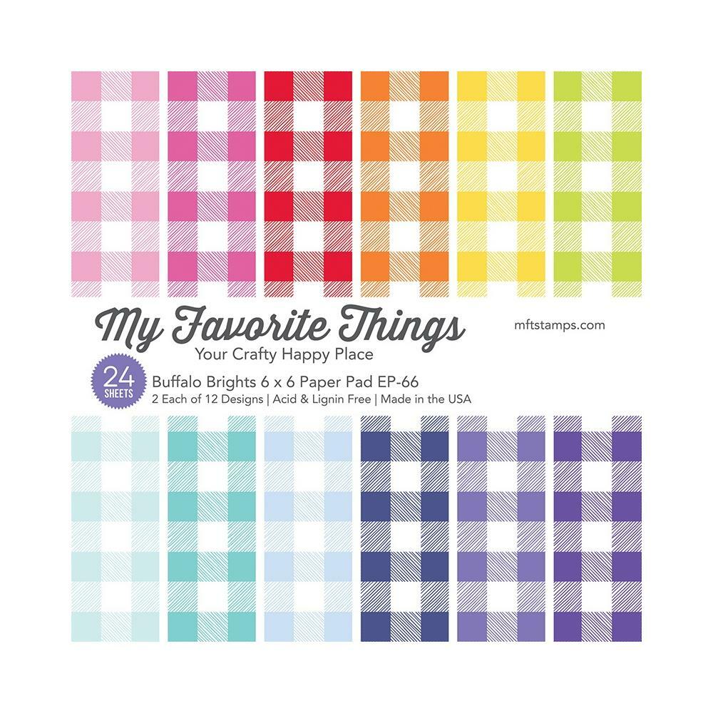 My Favorite Things Buffalo Brights Paper Pad, EP-66, Retired