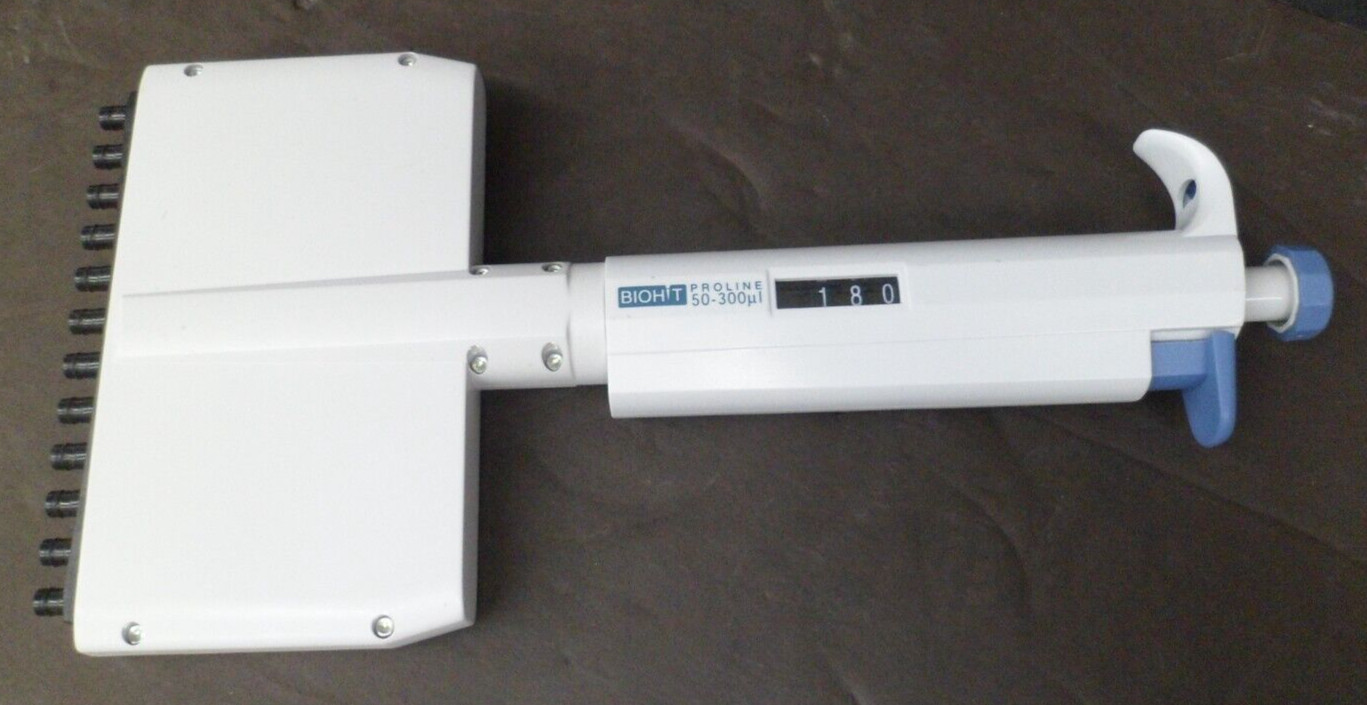 Biohit Proline 50-300µl 12 Channel manual pipette