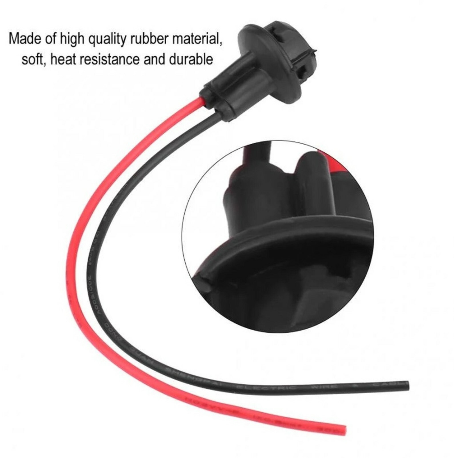 Universal Pigtail Wire Female Socket 194 Harness Front Side Marker Light Plug A