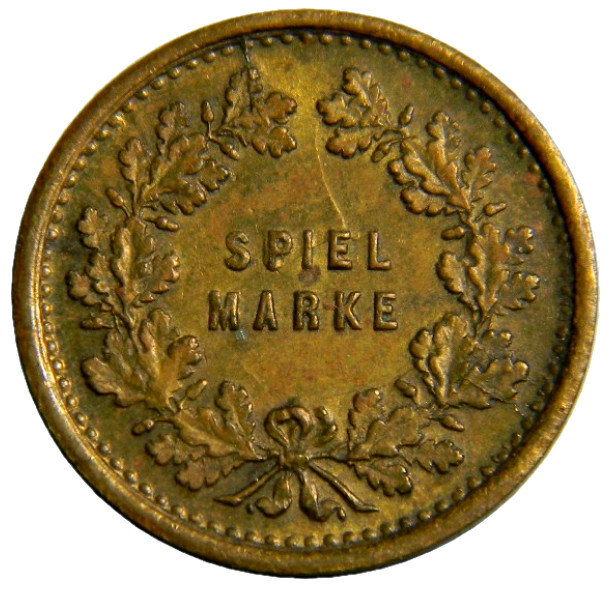 Germany Lauer Spiel Marke Counter Token Boar Toned (S-308)