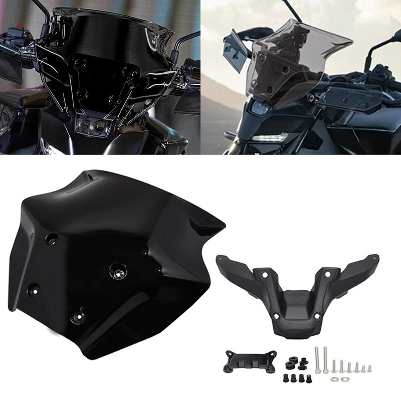 Motorcycle Windshield Wind Deflector With Bracket For Yamaha MT-09 SP 2024