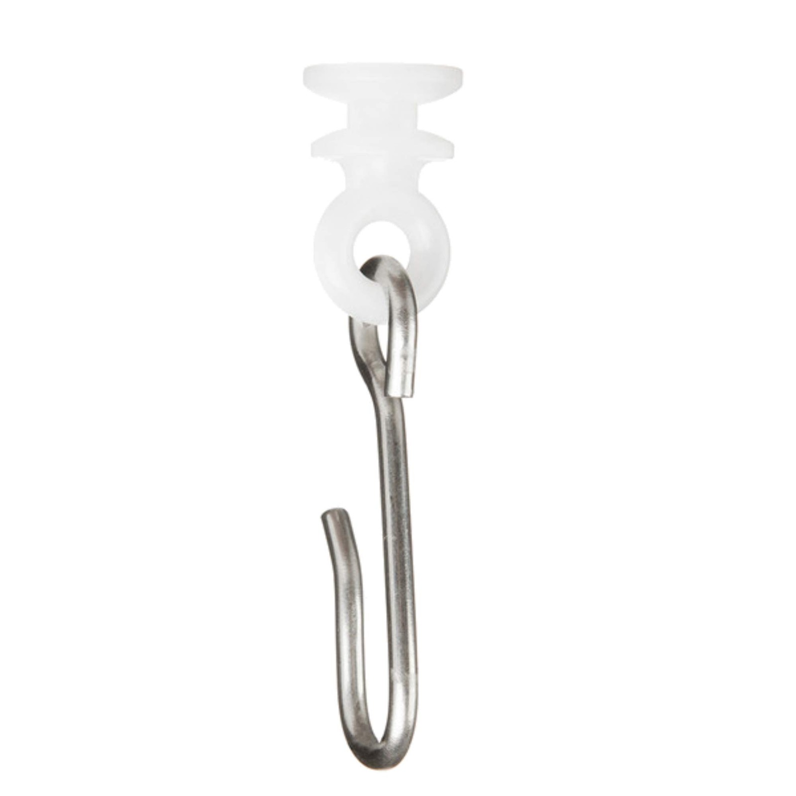 Stainless Steel Button Carrier Hook Compatible With Curtain Tracks Diy Projects