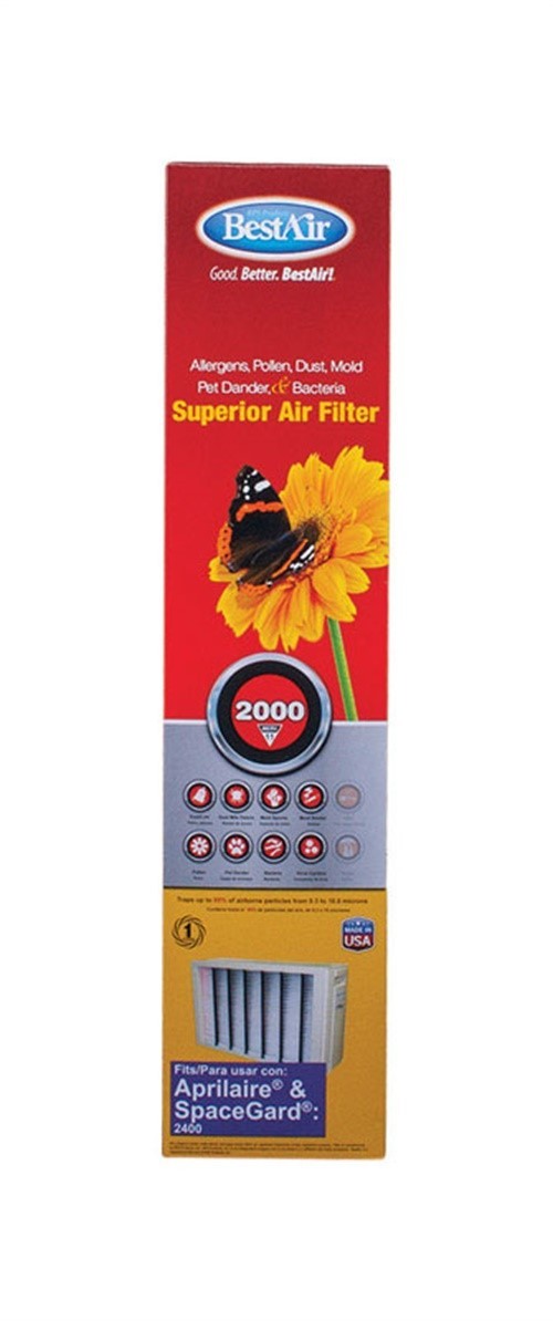 Bestair A401-SG4-11R 11 MERV Pleated Air Filter 16 H x 27 W x 6 D in.