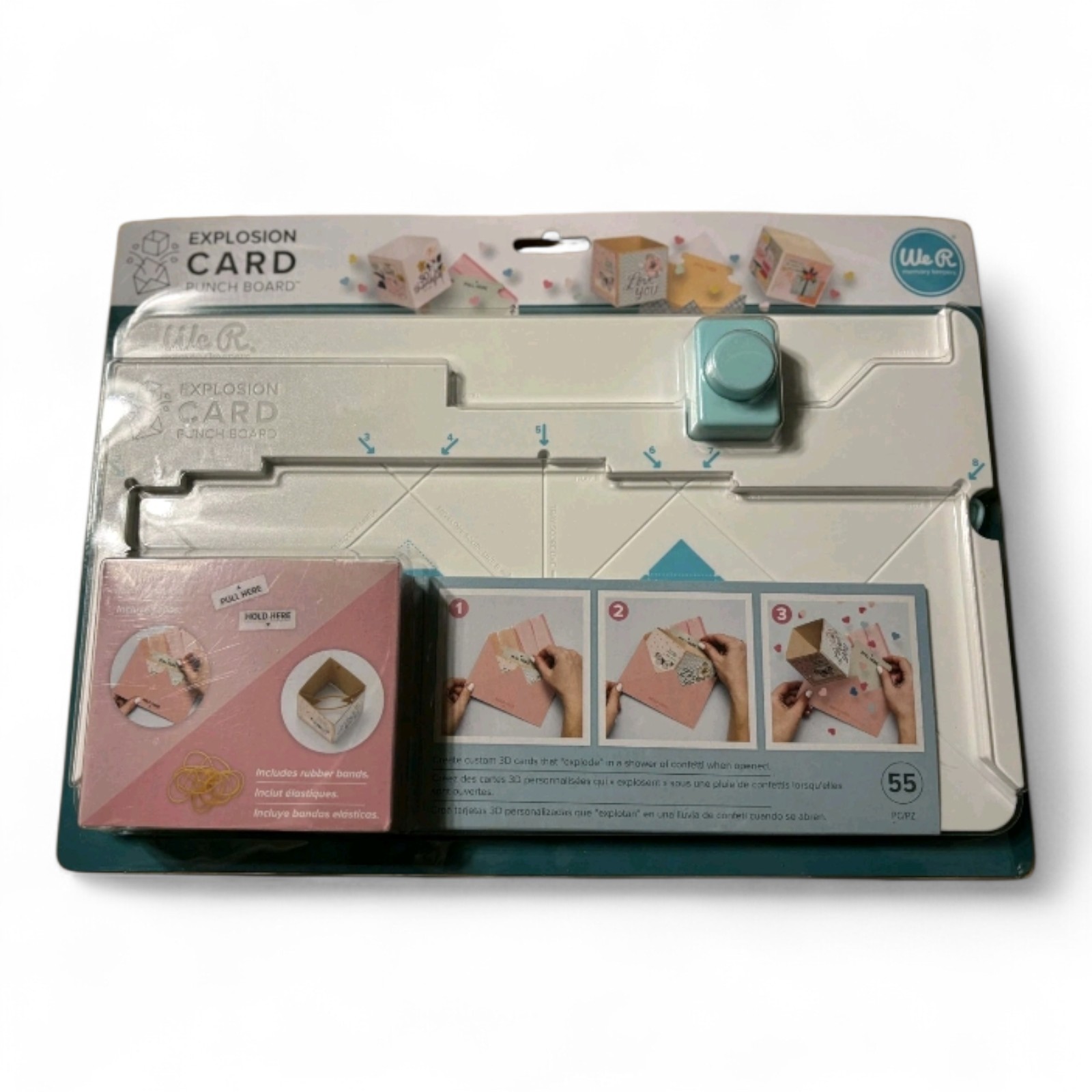 Card Making We R Memory Keepers Explosion Card Punch Card Scrapbooking Tool