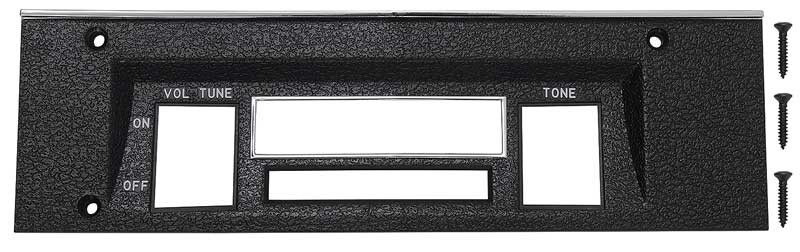 1969 Dodge Charger; Radio Face Plate; with Rallye Dash