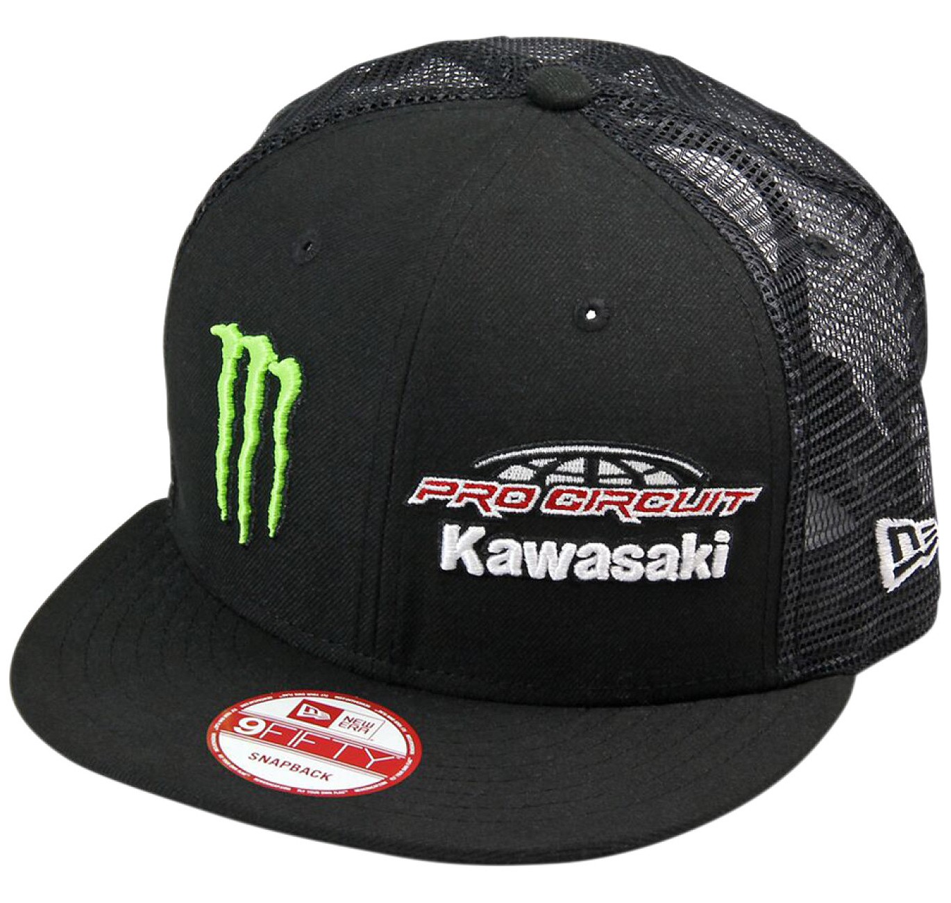 Pro Circuit Team Trucker Snapback Hat Black/Green/White