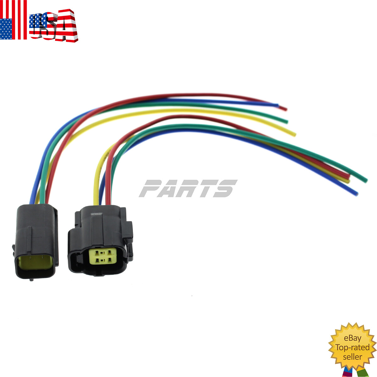 Female & Male CONNECTOR Set Kit 4-Way for Hyundai Kia Oxygen Sensor 234-4721