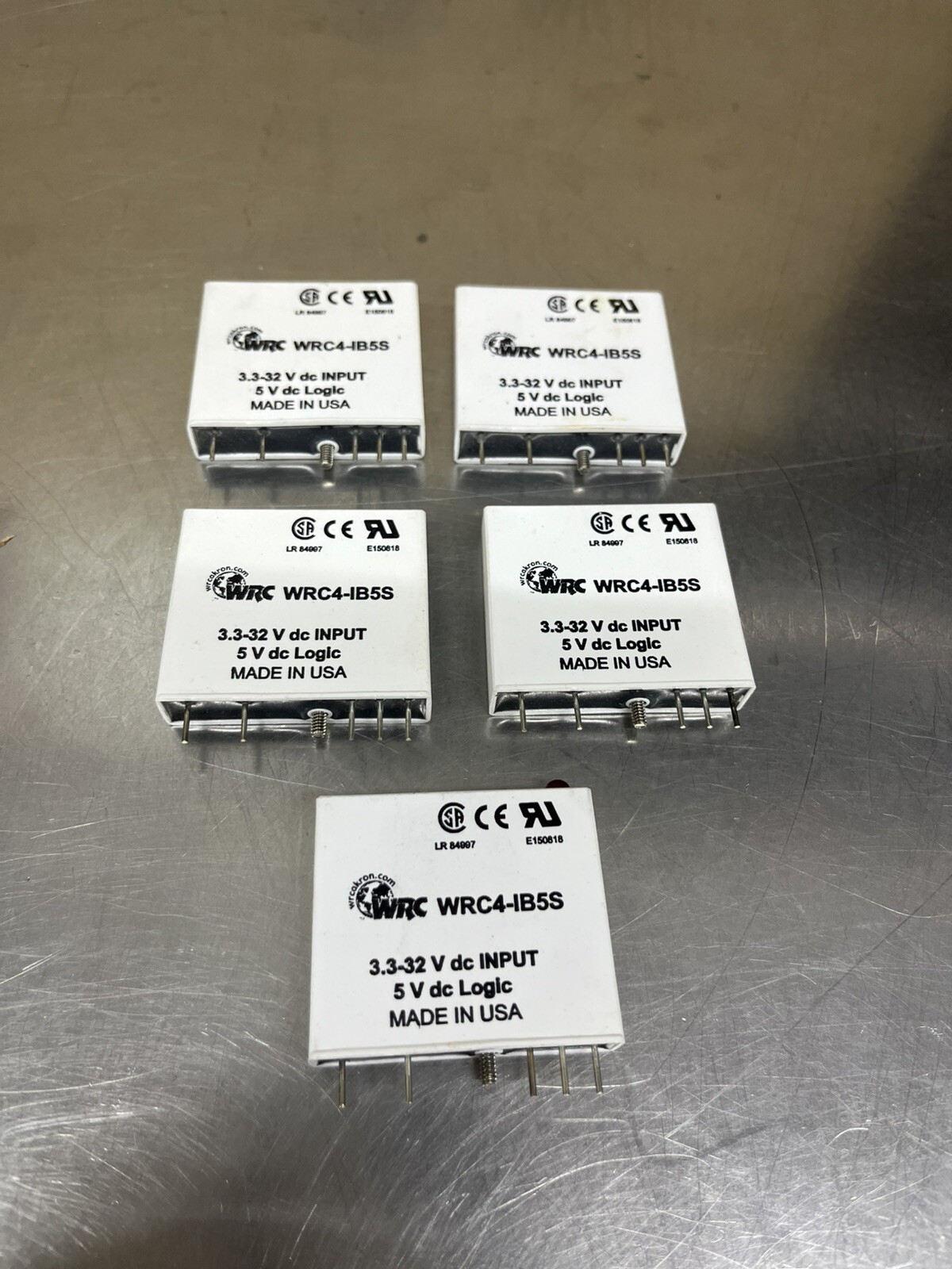 Lot of 5 WRC Western Reserve Controls WRC4-IB5S Module 5 Pin New Made In USA