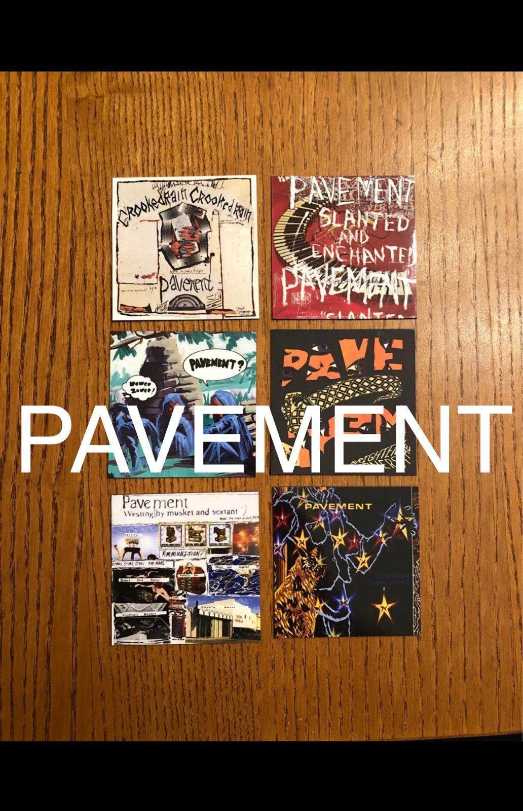 Pavement fridge magnets