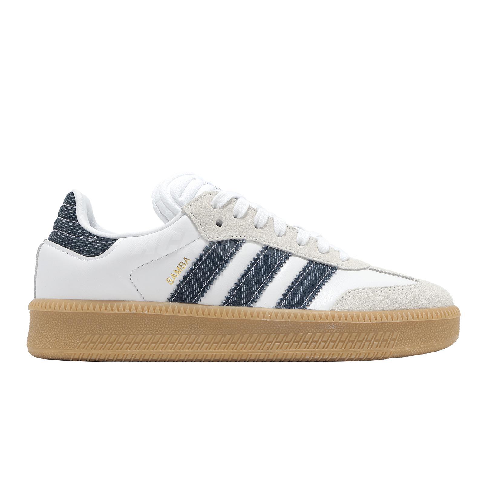 adidas Originals Samba XLG White Night Indigo Denim Men Unisex Casual JQ7440