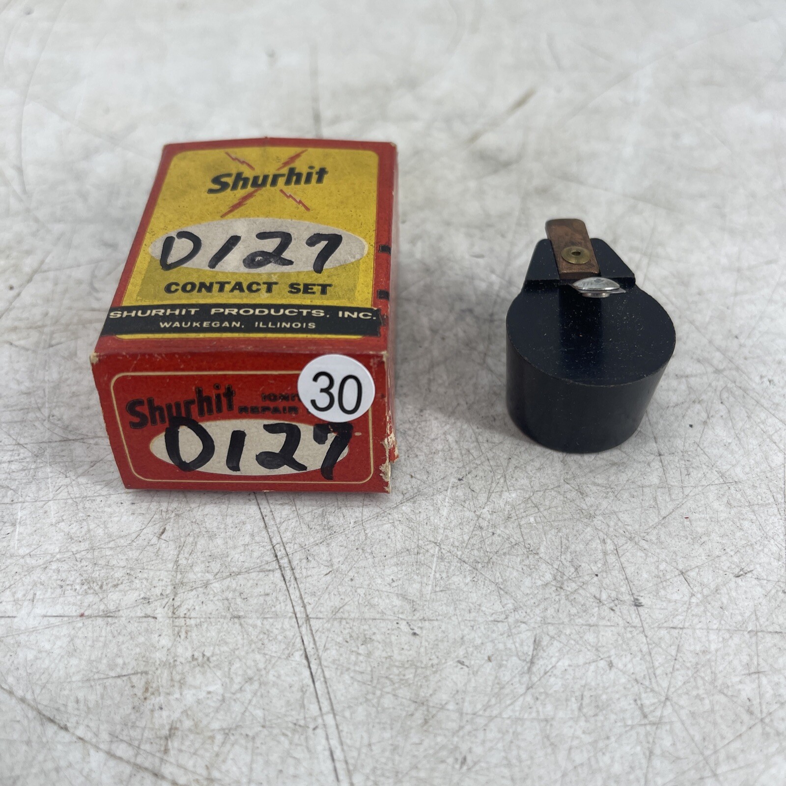 NEW OLD STOCK Vintage Auto Shurhit D127 Contact Set