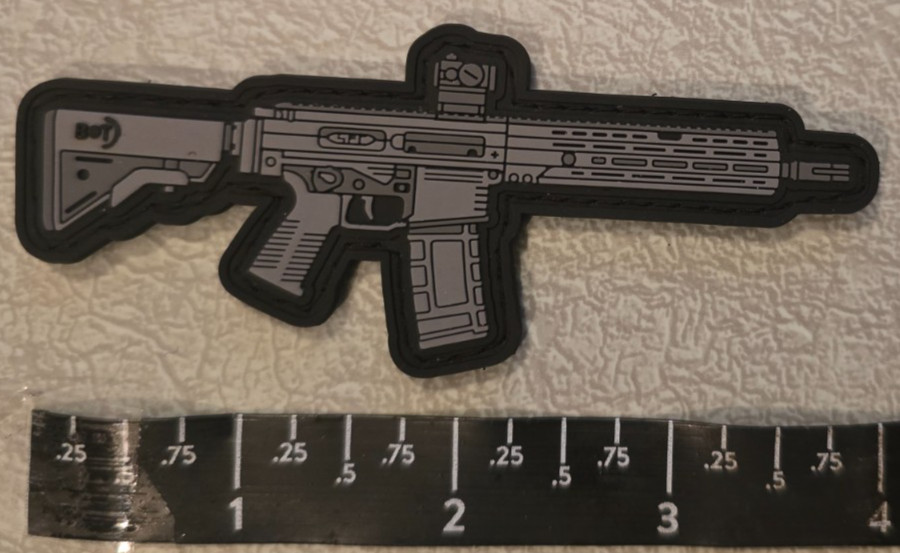 #3 - B&T Suppressors Swiss Made USA Print-X PVC Morale Patch Hook Loop SHOT Show