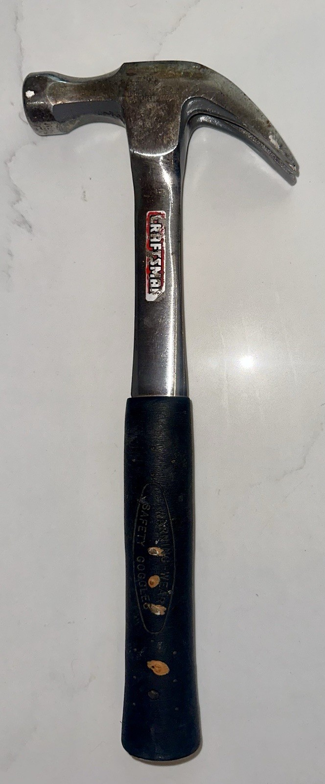 Sears Craftsman Framing Hammer Smooth Face, 29oz. Total Weight, Third Claw