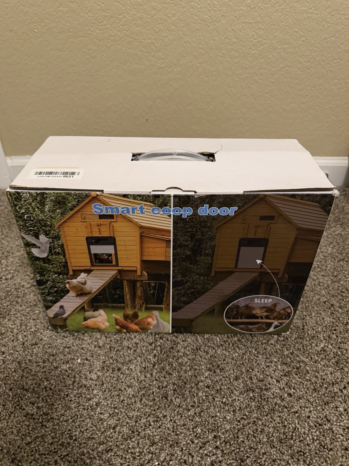 Automatic Chicken Coop Door w/ App Control, Remote, Solar Charging, Template