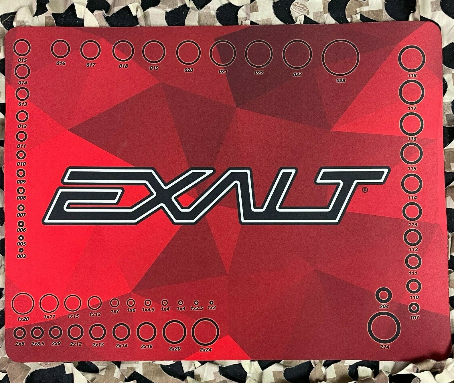 NEW Exalt V2 Paintball Tech Mat - Small - Red