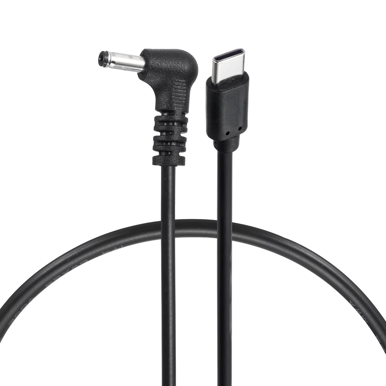 60W PD Trigger Cable 20V 3A 3.5x1.35mm Type-C Right Angle Power Cord 0.4m