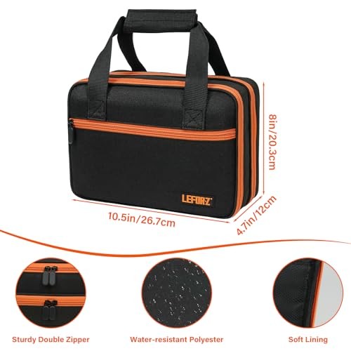 Carrying Case Compatible with Klein Tools ET310 AC/80101/80016 Black & Orange