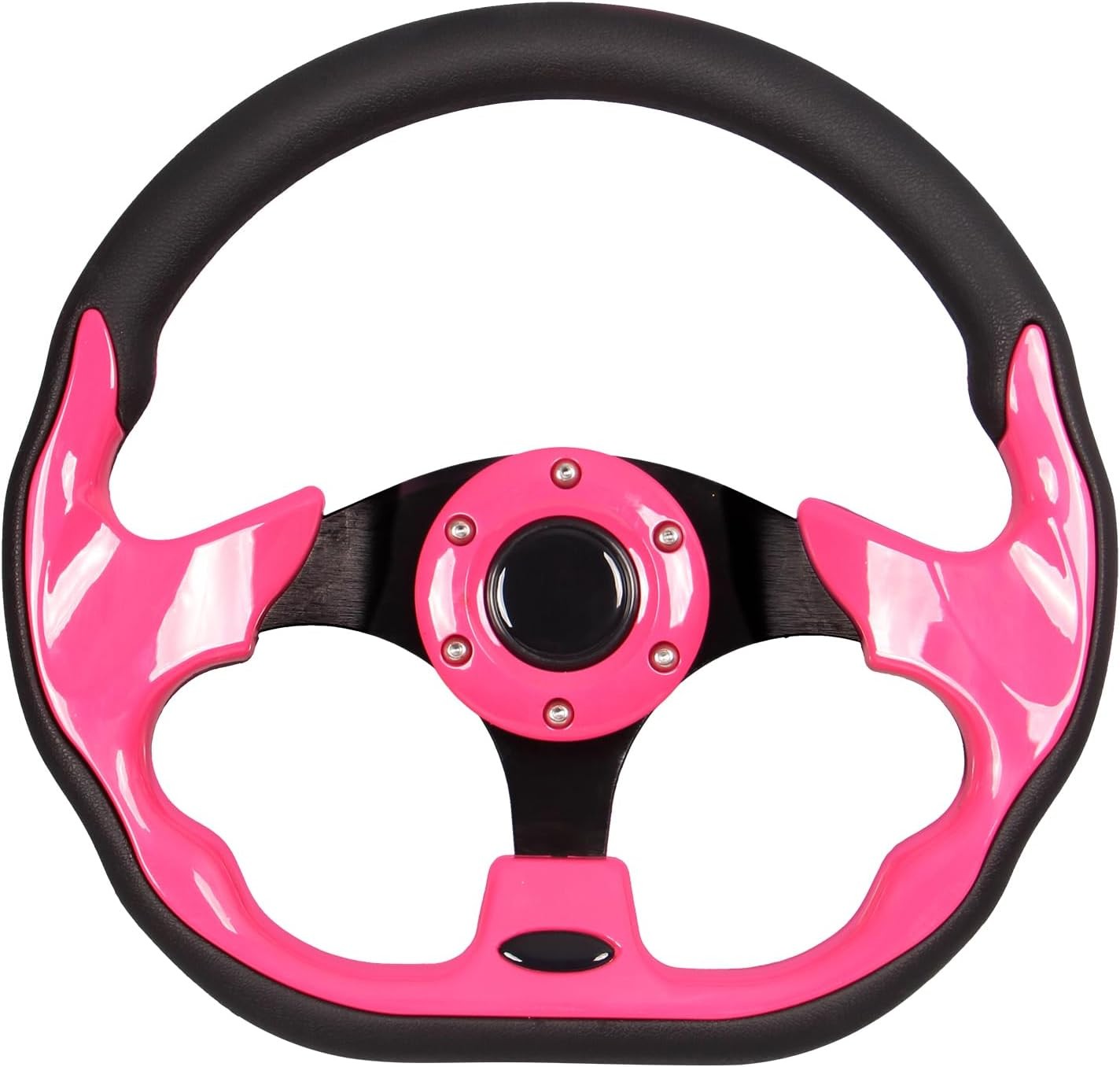Pink Golf Cart Steering Wheel Universal Fit Yamaha EZGO RXV & TXT, Club Car DS,