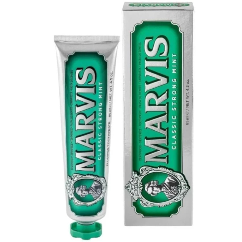 Marvis Classic Strong Mint Toothpaste Premium Italian Toothpaste mint 85 ml