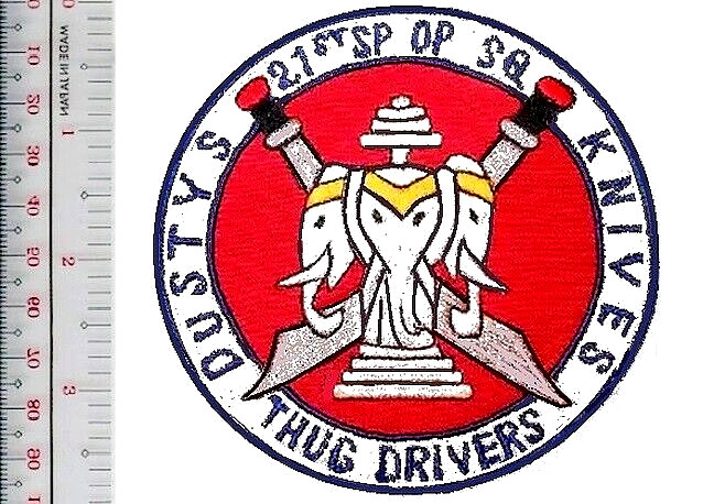 US Air Force Vietnam Laos 21st Special Op. Squadron Thug Drivers NO TARIFF