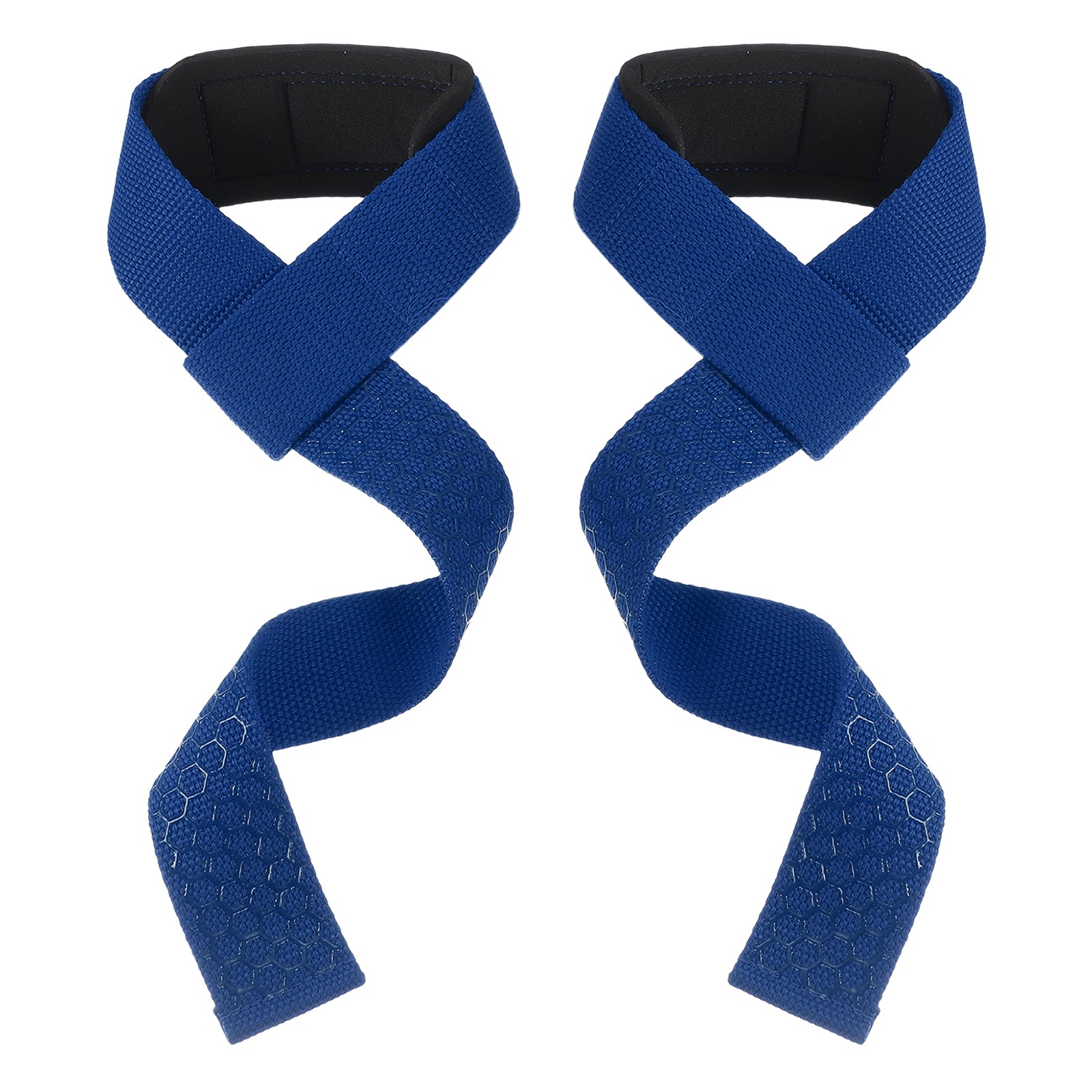 2 Pcs Padded Lifting Strap for Men Women Powerlifting, Blue