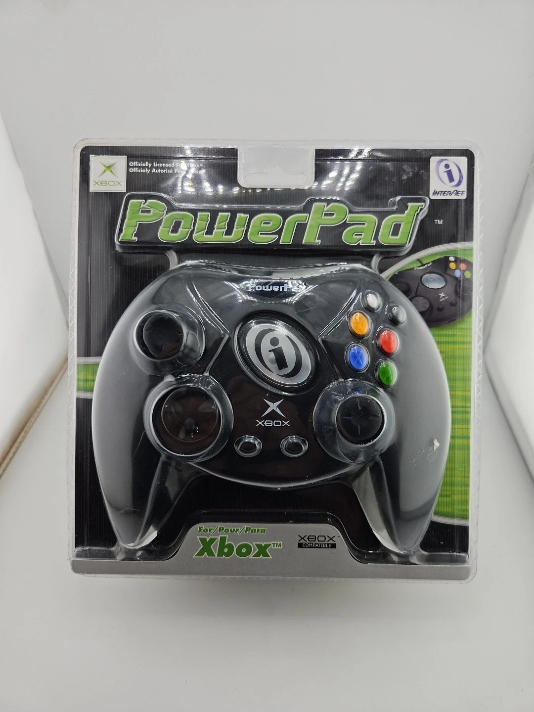 Xbox PowerPad Controller Black Wired InterAct New Factory Sealed