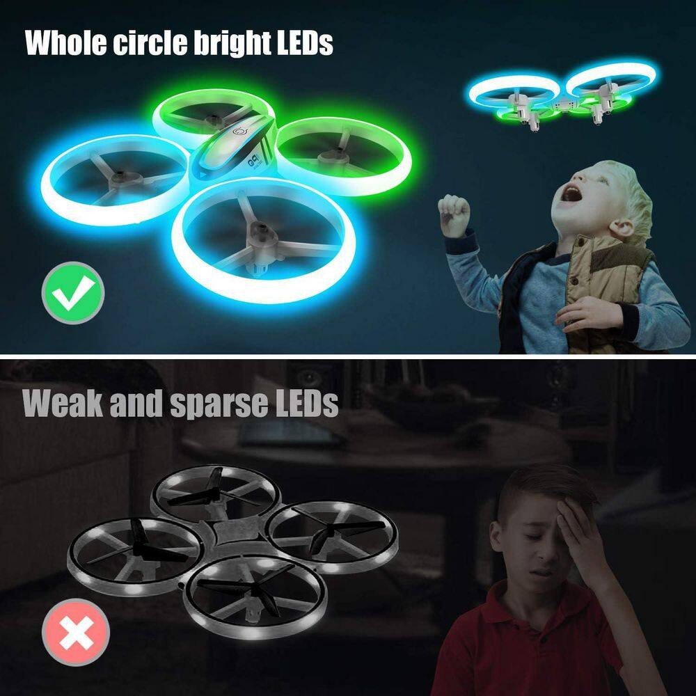 RC Drone with Altitude Hold and Headless Mode Quadcopter Propeller Full Protect