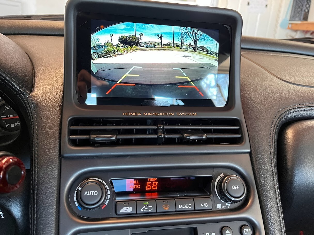 Install Kit for 7" Carpuride in JDM NSX Navpod.  Frame & PnP power adapater