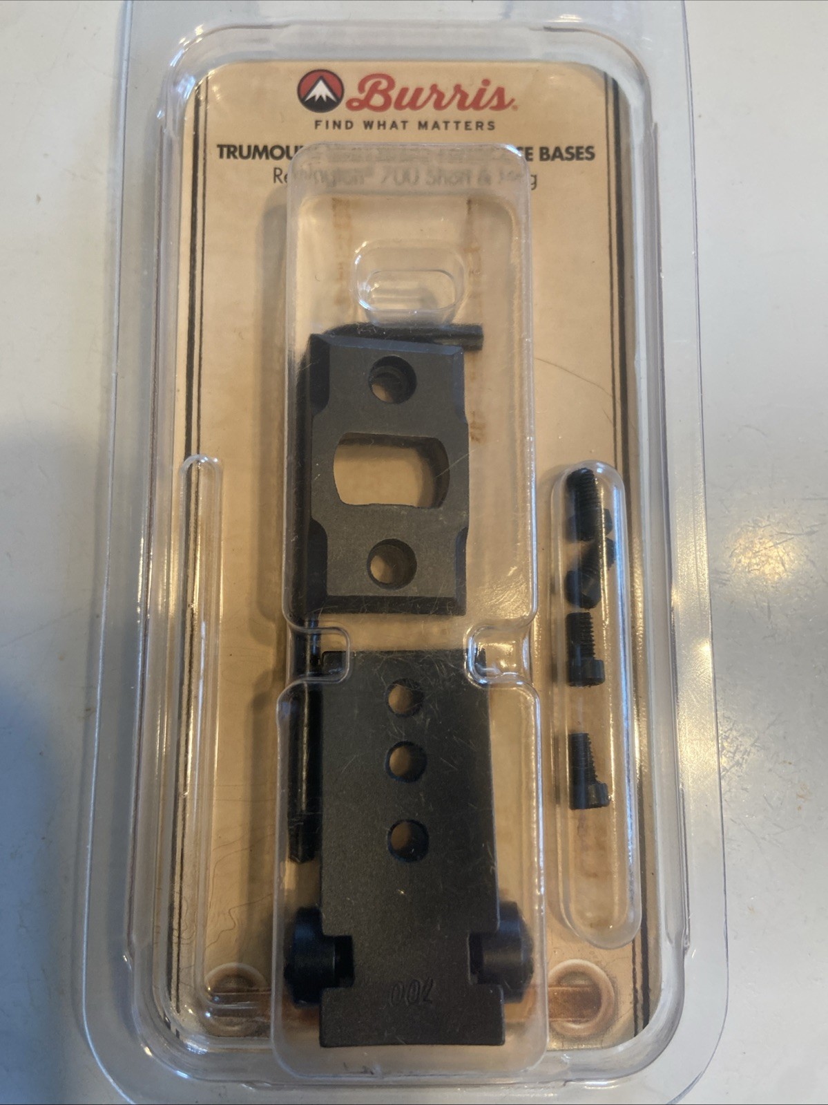 NOS Burris 410293 Base Remington Long & Short Action Matte Black